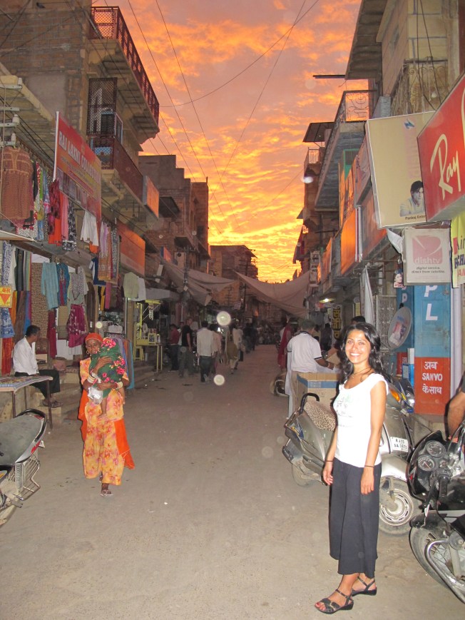 Jaisalmer'de gün batımı