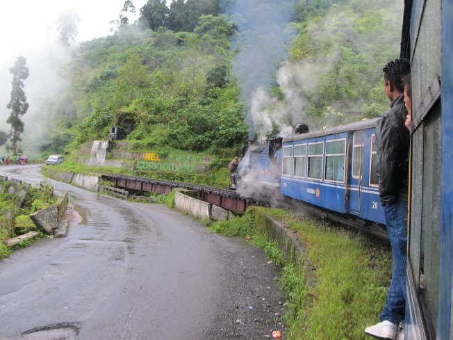 Buharlı trenden manzaralar...