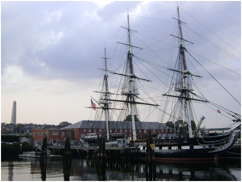 Boston US Constitiution Gemisi- Freedom Trail Bitiş Noktası