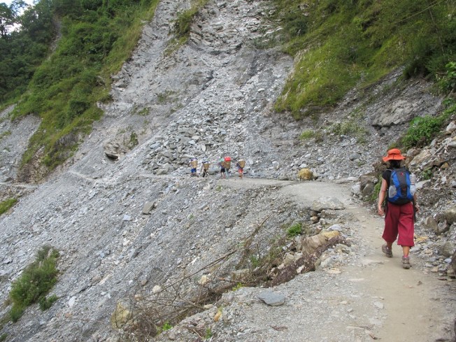 Ve dağ yürüyüşü başlıyor...
