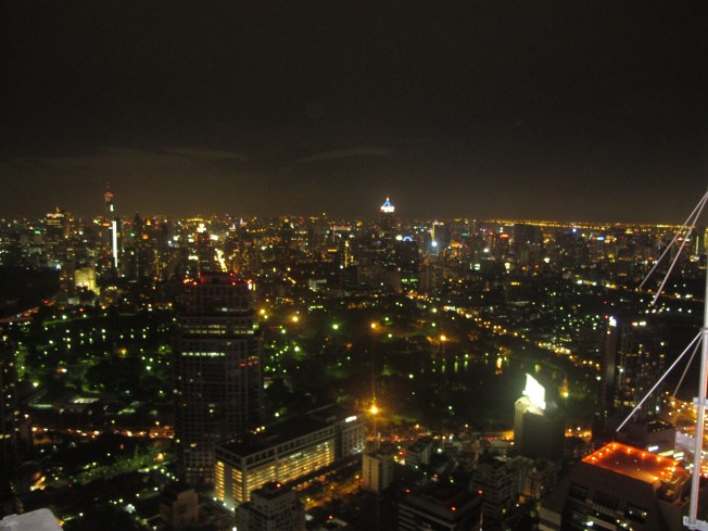 Sky Bar @Vertigo's'dan mutheşem Bangkok gece manzarası