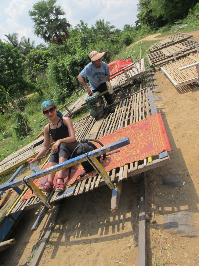 Bambu tren yolculuğuna hazırlık