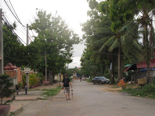 Kampot sokakları Kampot sokakları