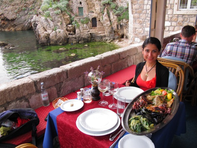 Ve nefis deniz ürünleri...