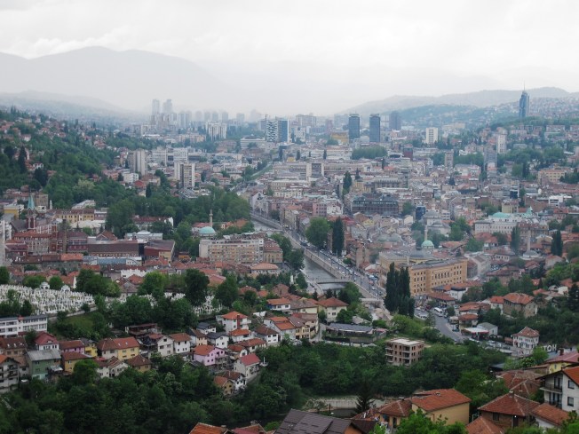 Saraybosna kuşbakışı manzarası