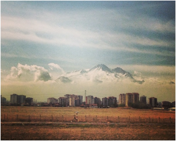 Kayseri’den görünen Erciyes Dağı