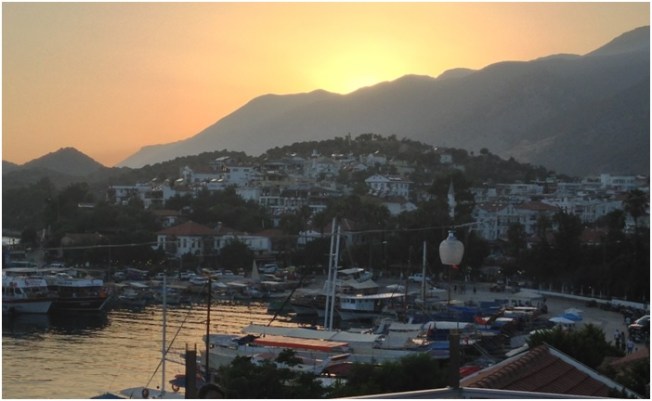 Dejavu’dan görünen gün batımı manzarası