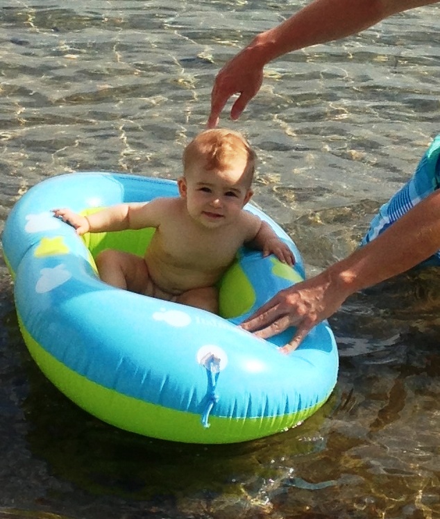 Seyahatler için ideal bebek küveti :)