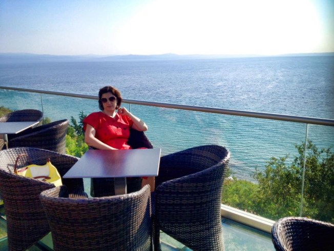 Afytos Aegean Blue Studios’ta kahvaltı manzaraları