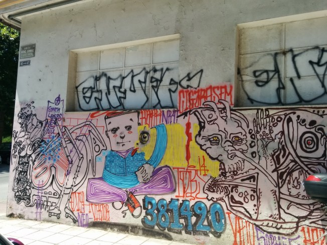 Selanik’te sokak sanatından kesitler