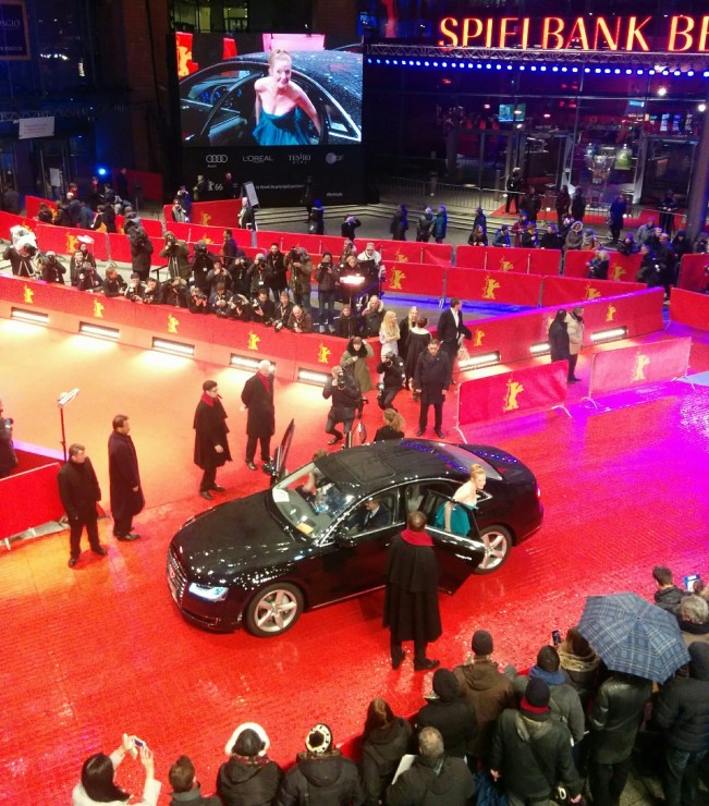 Berlinale Palast yeni bir yarışma filmi prömiyeri öncesinde *2