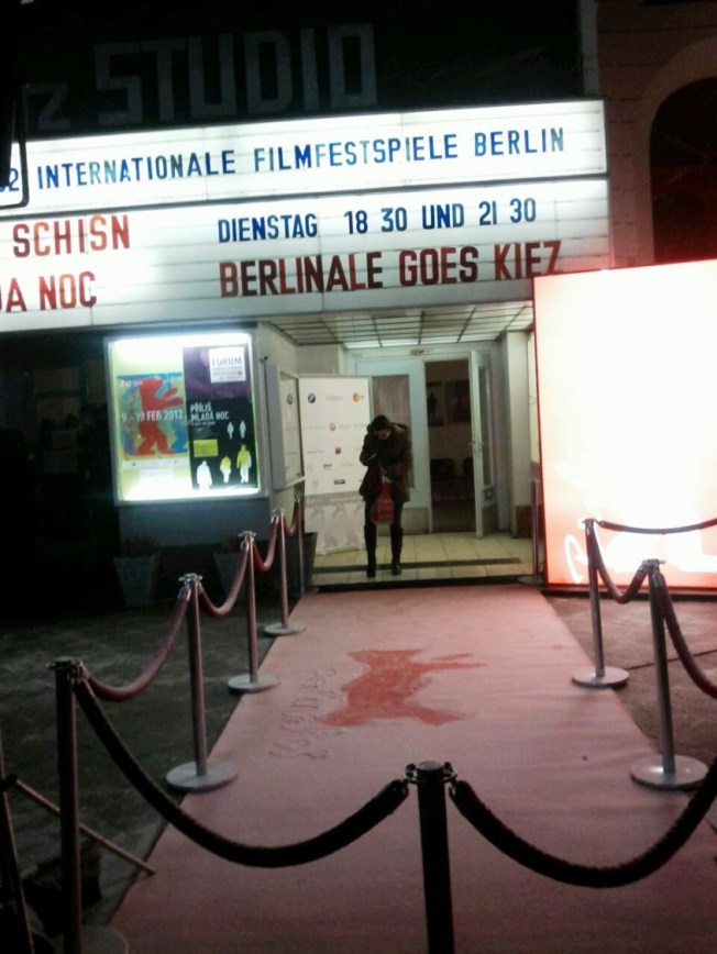 Karlı bir Berlinale Goes Kiez akşamı